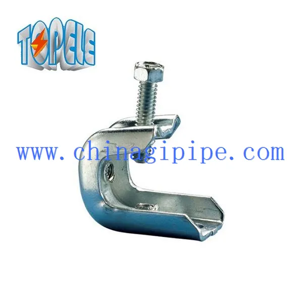 Pinça de biga i brida d'acer de 1/4 de polzada