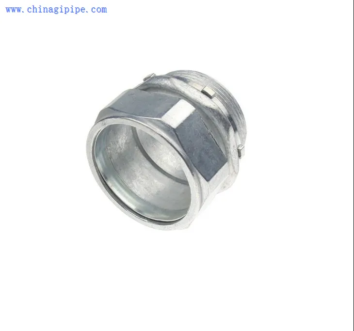 EMT Pipe Fitting Compression EMT Connector-Zinc 1/2''-2