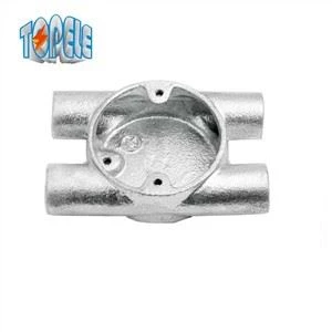BS4568 Twin Through (H) Way Caixa circular