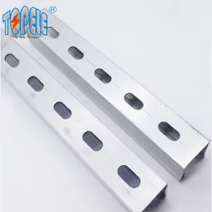 Canal ranurat d'acer galvanitzat