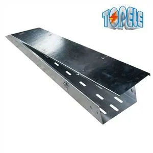 Safata de cables elèctrics d'acer inoxidable perforat Canalització de safata de cables GI galvanitzada estàndard amb ISO