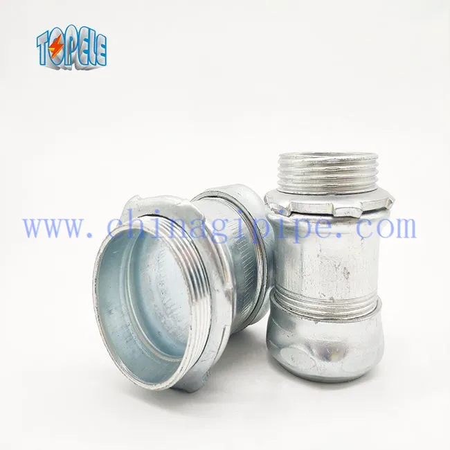 Tipus de compressió del connector EMT d’acer