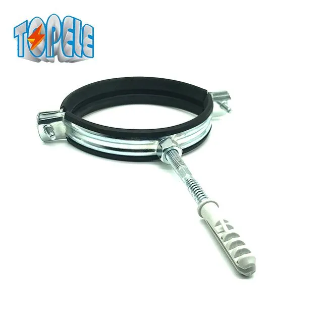 Pinça de canonada de goma d'acer amb pern de suspensió i ancoratge de plàstic
