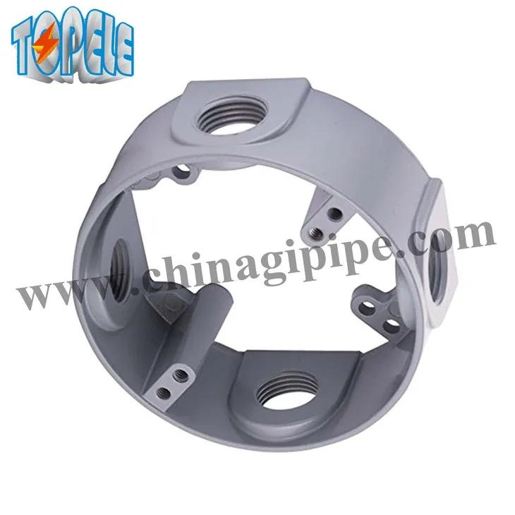 Extensió rodona de caixa de 4 polzades a prova del temps